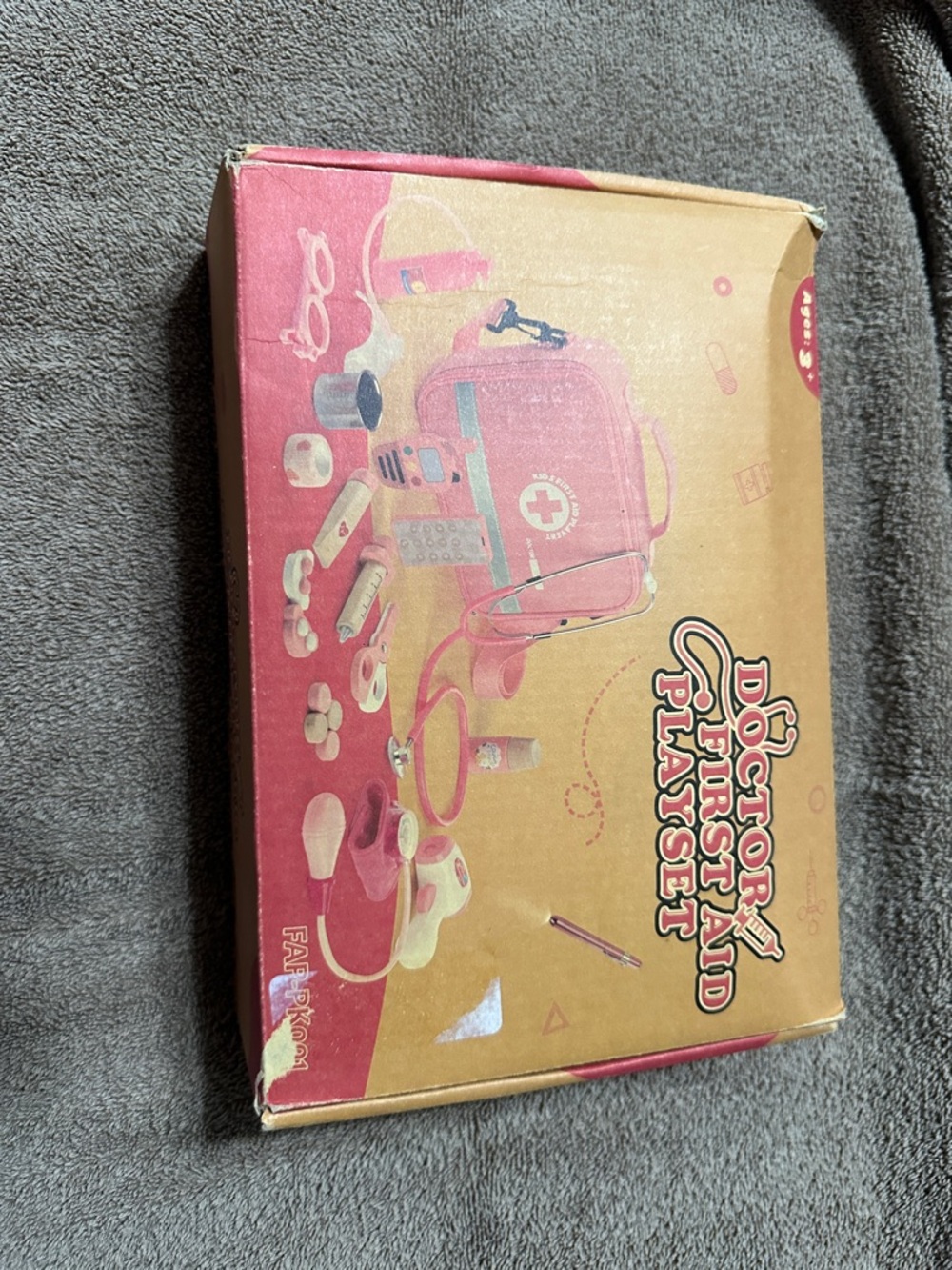Kids Doctor First Aid Playset - Pink Pretend Medical Kit